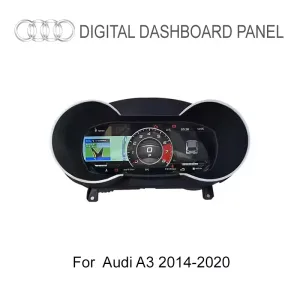 Combiné d'instruments numériques de 12,3 pouces pour l'Audi A3 2014-2020