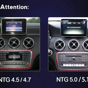 Mercedes W176 Classe A Unité principale Android 2012-2018 | CarPlay DSP