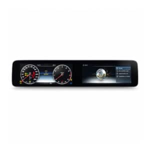 Autoradio Android pour Mercedes W213 (2016-2019) avec tableau de bord numérique à double écran