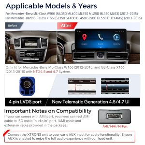 Mercedes-Benz GLE Unité principale Android