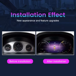 Mercedes C-Class W204 Digital Instrument Cluster 2008–2010 | 12.3″ LCD Upgrade 3 Mercedes Classe C W204 Cluster de jauge digital 2008-2010 | 12.3″.