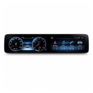 Autoradio Android pour Mercedes W213 (2016-2019) avec tableau de bord numérique à double écran