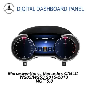 Mercedes C GLC Digital Cluster W205/W253 2015-2018 | 12.3″ CarPlay
