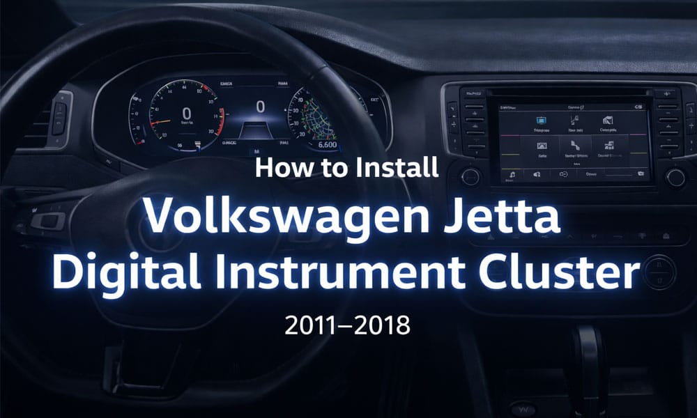 Comment installer un tableau de bord numérique pour une Volkswagen Jetta