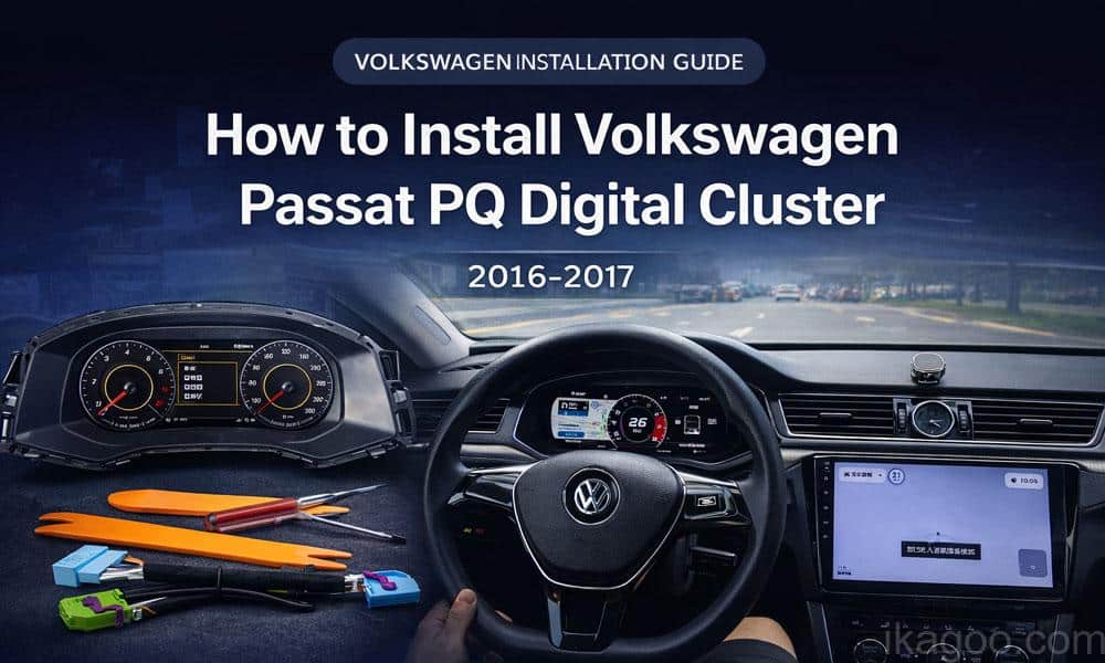 Comment installer le tableau de bord numérique de la Volkswagen Passat PQ