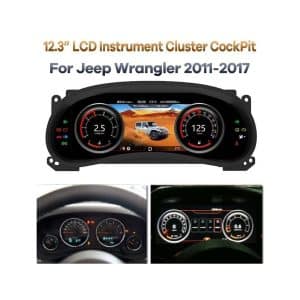 Wrangler JK Cluster de jauge LCD