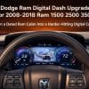 Mise à niveau du tableau de bord numérique Dodge Ram