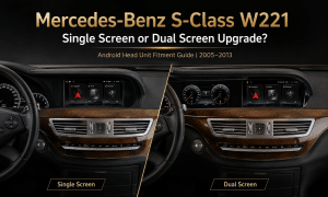Mercedes-Benz Classe S W221 - Mise à jour de l'autoradio Android