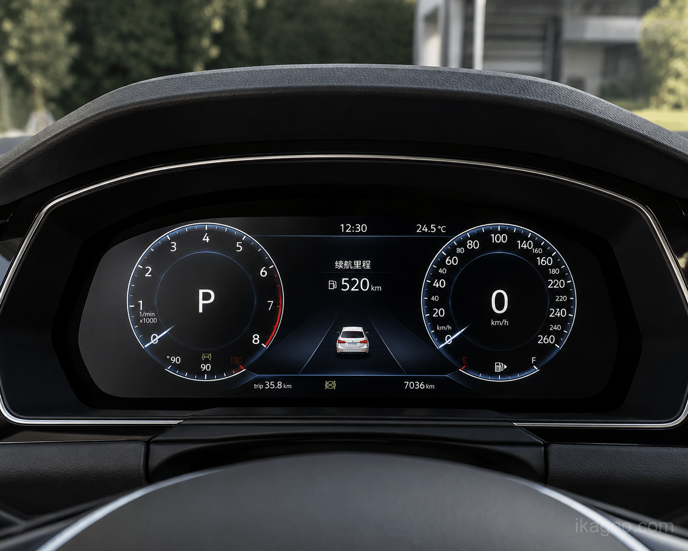 Prévisualisation du cockpit de rétrofit du combiné d'instruments numérique VW Passat B8