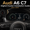Comment installer un combiné d'instruments numérique pour Audi A6 C7 (2012-2018)