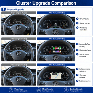 VW Tiguan 2017–2022 Tableau de bord numérique