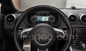 Résultat final de l'installation du combiné d'instruments numérique Audi TT 8J