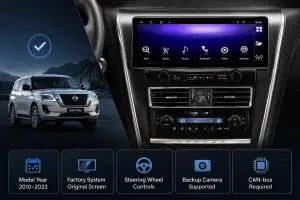 Compatibilité des autoradios Android au style OEM