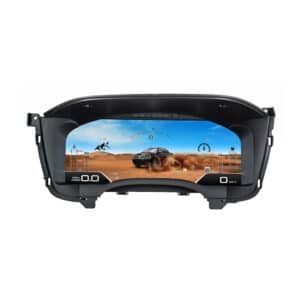 Vue avant du tableau de bord numérique Chevrolet Silverado avec écran LCD de 15.1 pouces pour pick-up 2007-2013