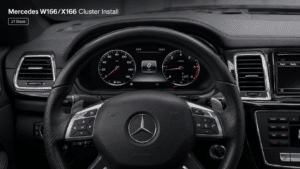 Installation du combiné d'instruments numérique Mercedes W166 X166 | 2012–2019