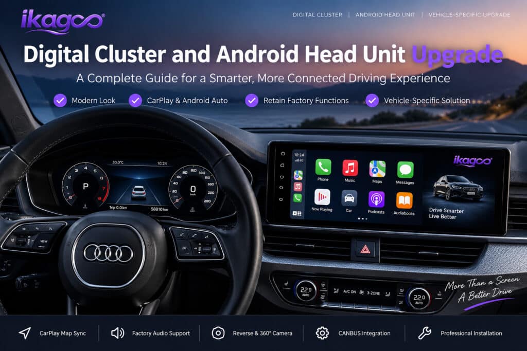 Pouvez-vous faire une mise à niveau d'un combiné numérique et d'un autoradio Android ensemble ?