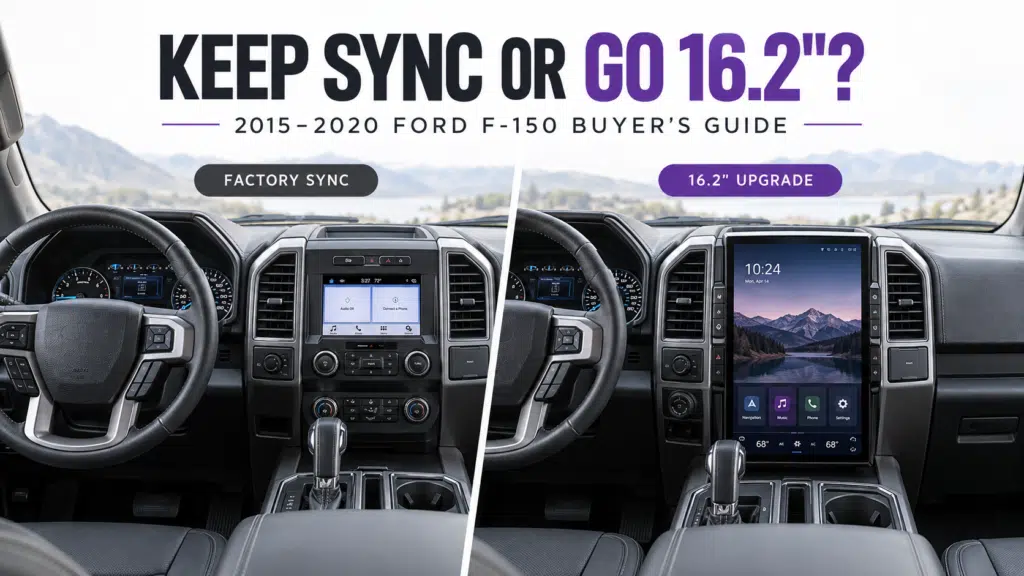Ford F-150 SYNC vs écran Tesla : 16.2 pouces, ça vaut le coup ?