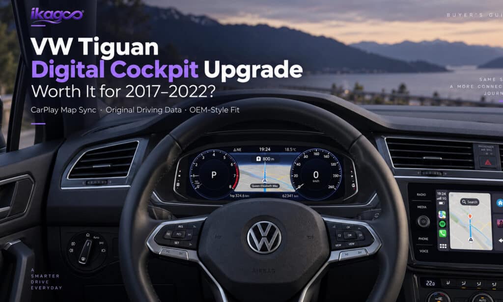 Mise à niveau du cockpit numérique VW Tiguan 2017–2022 : redonnez à la conduite quotidienne une sensation de nouveauté