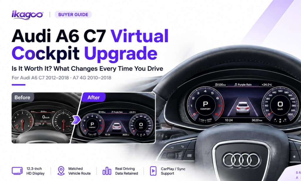Mise à niveau du cockpit virtuel Audi A6 C7 : est-ce que ça vaut le coup ? Ce qui change à chaque fois que vous conduisez