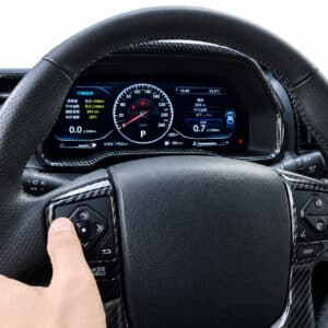 Tableau de bord numérique Toyota 4Runner installé