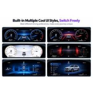 Toyota Hilux Fortuner digital cluster multiple UI styles