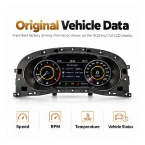 vw golf sportsvan digital cluster trip fuel data