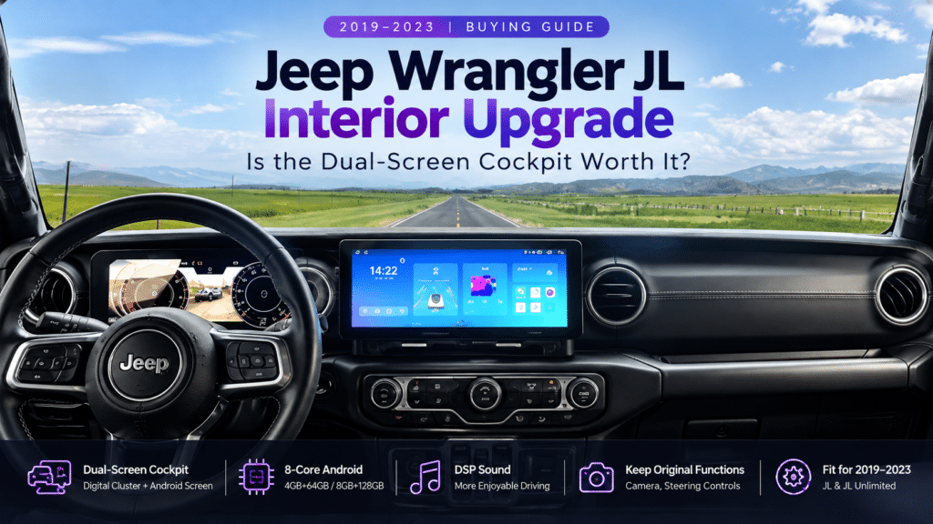 Jeep Wrangler JL Interior Upgrade: Is the Dual-Screen Cockpit Worth It?
