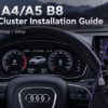 Guide d'installation du tableau de bord numérique Audi A4 A5