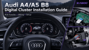 Guide d'installation du tableau de bord numérique Audi A4 A5