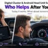Support à long terme pour l'électronique automobile comparaison acheteur de six cas réels de chat client et iKAGOO support matériel 1 an logiciel 3 ans pièces 5 ans
