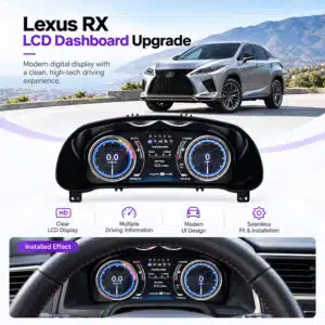 Aperçu de la mise à niveau du tableau de bord avec le combiné d'instruments numérique Lexus RX