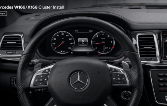 Installation du combiné d'instruments numérique Mercedes W166 X166 | 2012–2019