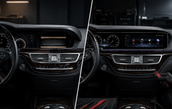 Installation d'un autoradio Android sur une Mercedes W221