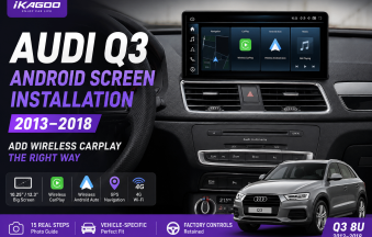 Installation d'écran Android Audi Q3 2013-2018